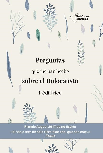 PREGUNTAS QUE ME HAN HECHO SOBRE EL HOLOCAUSTO | 9788417622145 | FRIED, HÉDI | Llibreria Aqualata | Comprar llibres en català i castellà online | Comprar llibres Igualada