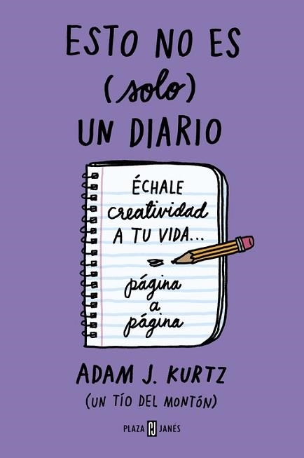 ESTO NO ES (SOLO) UN DIARIO, EN MORADO | 9788401023224 | KURTZ, ADAM J. | Llibreria Aqualata | Comprar llibres en català i castellà online | Comprar llibres Igualada