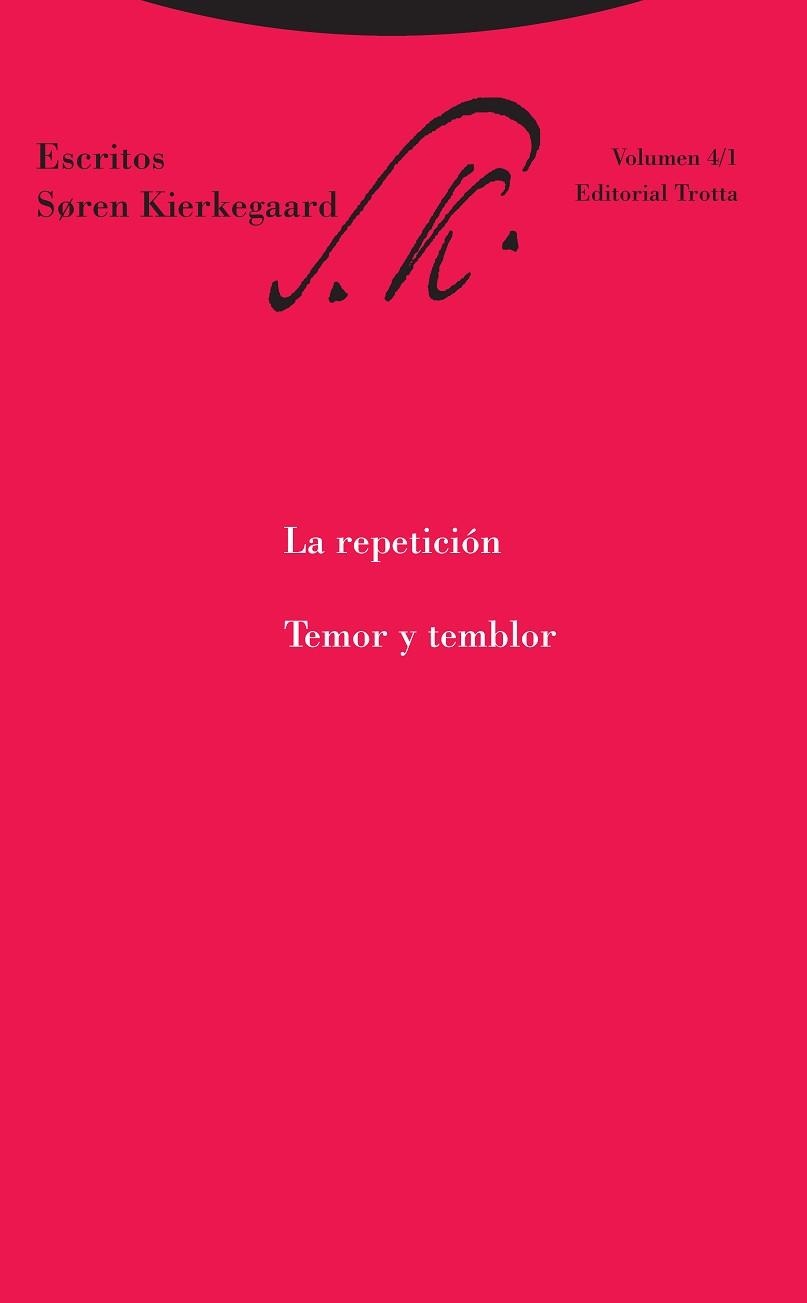 REPETICIÓN, LA. TEMOR Y TEMBLOR | 9788498797169 | KIERKEGAARD, SOREN | Llibreria Aqualata | Comprar llibres en català i castellà online | Comprar llibres Igualada