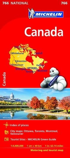 MAPA CANADA 1:4.000.000 | 9782067217119 | MICHELIN | Llibreria Aqualata | Comprar llibres en català i castellà online | Comprar llibres Igualada