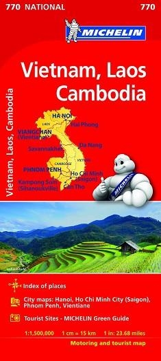 MAPA VIETNAM, LAOS, CAMBODGE 1: 1.200.000 | 9782067217157 | MICHELIN | Llibreria Aqualata | Comprar llibres en català i castellà online | Comprar llibres Igualada