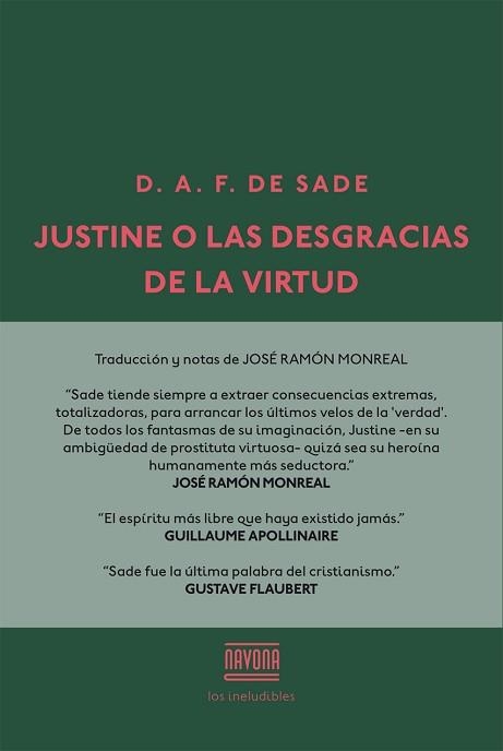 JUSTINE O LAS DESGRACIAS DE LA VIRTUD | 9788416259502 | DE SADE, MARQUÉS DONATIEN ALPHONSE FRANÇOISE | Llibreria Aqualata | Comprar llibres en català i castellà online | Comprar llibres Igualada