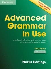 ADVANCED GRAMMAR IN USE BOOK WITH ANSWERS 3RD EDITION | 9781107697386 | HEWINGS, MARTIN | Llibreria Aqualata | Comprar llibres en català i castellà online | Comprar llibres Igualada