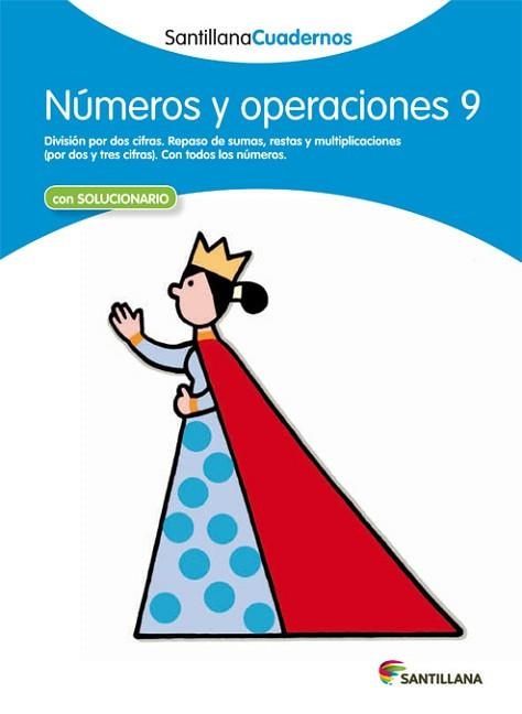 NUMEROS Y OPERACIONES 9 SANTILLANA CUADERNOS | 9788468012353 | AA.VV | Llibreria Aqualata | Comprar llibres en català i castellà online | Comprar llibres Igualada