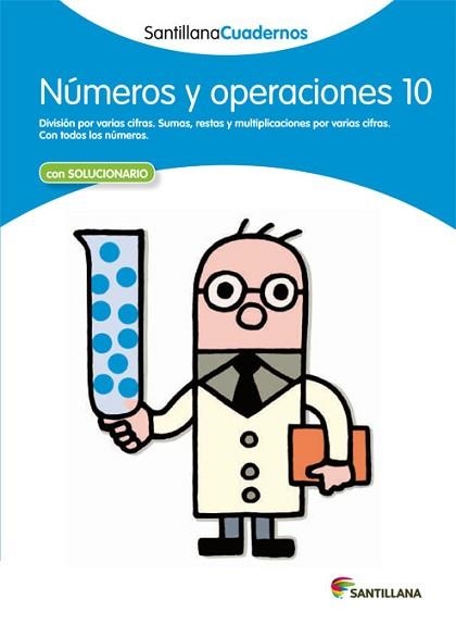 NUMEROS Y OPERACIONES 10 SANTILLANA CUADERNOS | 9788468012360 | AA.VV. | Llibreria Aqualata | Comprar llibres en català i castellà online | Comprar llibres Igualada