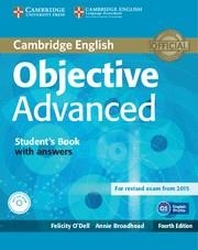 OBJECTIVE ADVANCED STUDENT'S BOOK WITH ANSWERS WITH CD-ROM 4TH EDITION | 9781107657557 | O'DELL, FELICITY/BROADHEAD, ANNIE | Llibreria Aqualata | Comprar llibres en català i castellà online | Comprar llibres Igualada