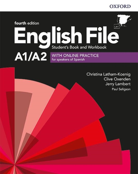 ENGLISH FILE A1/A2 ELEMENTARYT 4TH EDITION. STUDENT'S BOOK AND WORKBOOK WITH KEY PACK | 9780194058001 | LATHAM-KOENIG, CHRISTINA/OXENDEN, CLIVE/LAMBERT, JERRY/SELIGSON, PAUL | Llibreria Aqualata | Comprar llibres en català i castellà online | Comprar llibres Igualada