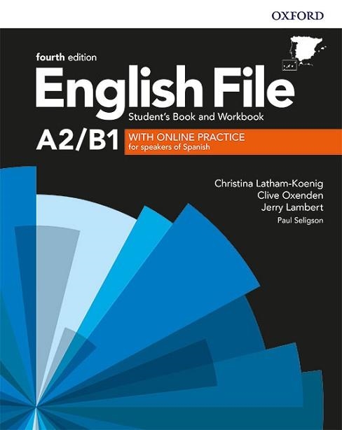 ENGLISH FILE A2/B1 PREINTERMEDIATE 4TH EDITION. STUDENT'S BOOK AND WORKBOOK WITH KEY PACK | 9780194058124 | LATHAM-KOENIG, CHRISTINA/OXENDEN, CLIVE/LAMBERT, JERRY/SELIGSON, PAUL | Llibreria Aqualata | Comprar llibres en català i castellà online | Comprar llibres Igualada