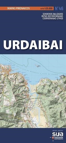 URDAIBAI MAPA 1:25.000 -SUA | 9788482167138 | ANGULO, MIGUEL | Llibreria Aqualata | Comprar libros en catalán y castellano online | Comprar libros Igualada