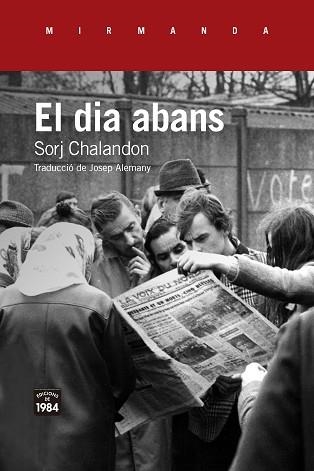 DIA ABANS, EL | 9788416987535 | CHALANDON, SORJ | Llibreria Aqualata | Comprar llibres en català i castellà online | Comprar llibres Igualada