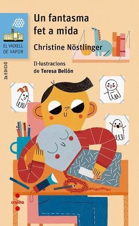 UN FANTASMA FET A MIDA (VV BLAU 180) | 9788466143974 | NÖSTLINGER, CHRISTINE | Llibreria Aqualata | Comprar llibres en català i castellà online | Comprar llibres Igualada