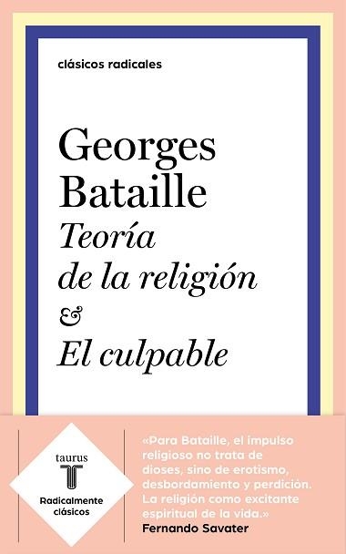 TEORÍA DE LA RELIGIÓN | 9788430619931 | BATAILLE, GEORGES | Llibreria Aqualata | Comprar llibres en català i castellà online | Comprar llibres Igualada