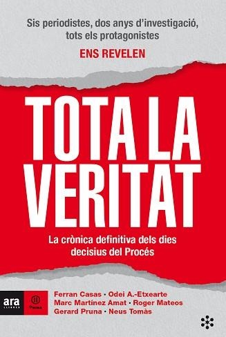 TOTA LA VERITAT | 9788417804183 | CASAS I MANRESA, FERRAN/ANCHUSTEGUI-ECHEARTE I ATIENZA, ODEI/MARTÍNEZ I AMAT, MARC/MATEOS I MIRET, R | Llibreria Aqualata | Comprar llibres en català i castellà online | Comprar llibres Igualada