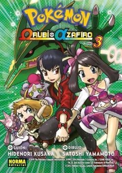 POKEMON 03. RUBI OMEGA ZAFIRO ALFA | 9788467937657 | HIDENORI KUSAKA, MATO | Llibreria Aqualata | Comprar llibres en català i castellà online | Comprar llibres Igualada