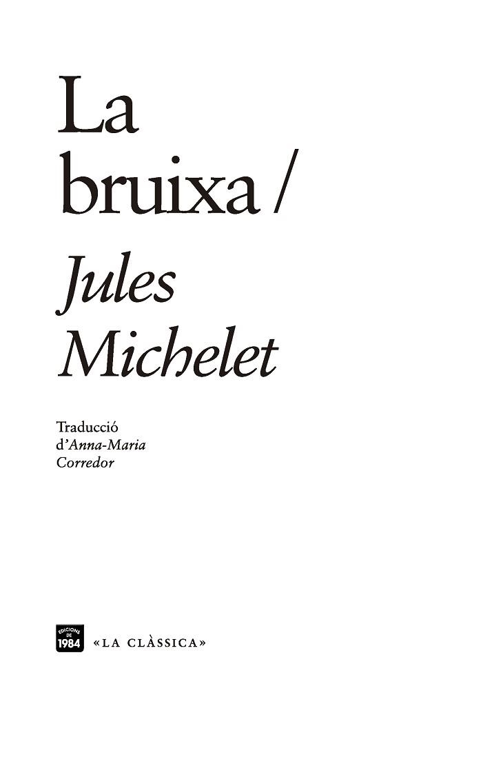 BRUIXA, LA | 9788416987610 | MICHELET, JULES | Llibreria Aqualata | Comprar llibres en català i castellà online | Comprar llibres Igualada