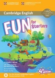 FUN FOR STARTERS STUDENT'S BOOK WITH ONLINE ACTIVITIES WITH AUDIO AND HOME FUN B | 9781316617465 | ROBINSON, ANN E /SAXBY, KAREN | Llibreria Aqualata | Comprar llibres en català i castellà online | Comprar llibres Igualada