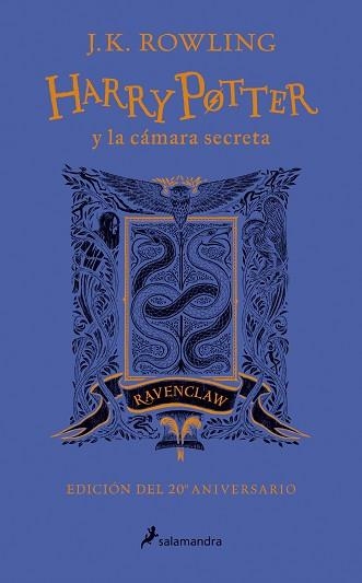 HARRY POTTER Y LA CÁMARA SECRETA. RAVENCLAW (AZUL) | 9788498389753 | ROWLING, J. K. | Llibreria Aqualata | Comprar llibres en català i castellà online | Comprar llibres Igualada