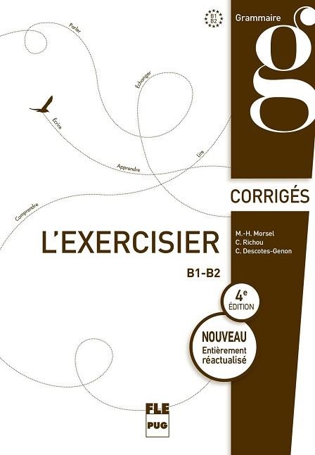 EXERCISIER, L'. CORRIGÉS  B1-B2 | 9782706129834 | AA.VV | Llibreria Aqualata | Comprar llibres en català i castellà online | Comprar llibres Igualada