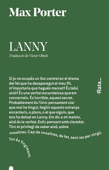 LANNY | 9788416738526 | PORTER, MAX | Llibreria Aqualata | Comprar libros en catalán y castellano online | Comprar libros Igualada