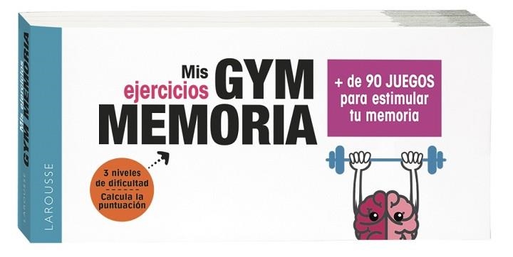 GYM MEMORIA. MÁS DE 90 JUEGOS PARA ESTIMULAR TU MEMORIA | 9788417720018 | LAROUSSE EDITORIAL | Llibreria Aqualata | Comprar llibres en català i castellà online | Comprar llibres Igualada