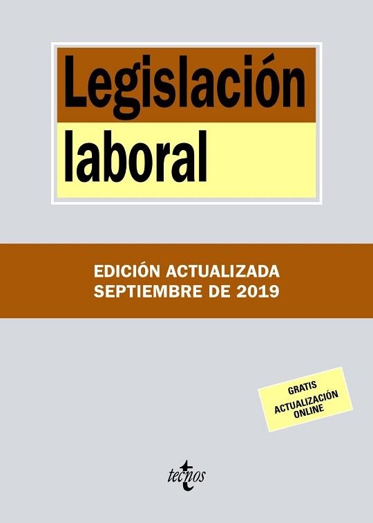 LEGISLACIÓN LABORAL | 9788430977673 | EDITORIAL TECNOS | Llibreria Aqualata | Comprar llibres en català i castellà online | Comprar llibres Igualada