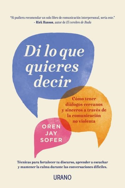 DI LO QUE QUIERES DECIR | 9788416720958 | SOFER, OREN JAY | Llibreria Aqualata | Comprar llibres en català i castellà online | Comprar llibres Igualada