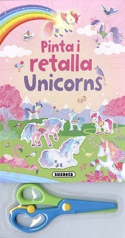 PINTA I RETALLA UNICORNS. ROSA | 9788467775303 | Llibreria Aqualata | Comprar llibres en català i castellà online | Comprar llibres Igualada