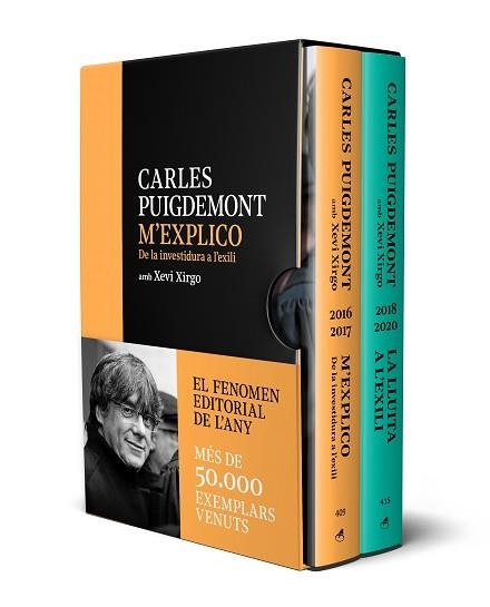 M'EXPLICO I LA LLUITA A L'EXILI (EDICIÓ PACK) | 9788418226243 | PUIGDEMONT, CARLES | Llibreria Aqualata | Comprar llibres en català i castellà online | Comprar llibres Igualada