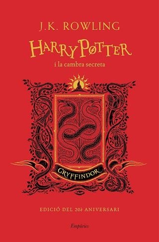 HARRY POTTER I LA CAMBRA SECRETA (GRYFFINDOR) | 9788417879600 | ROWLING, J.K. | Llibreria Aqualata | Comprar libros en catalán y castellano online | Comprar libros Igualada