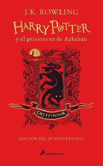 HARRY POTTER Y EL PRISIONERO DE AZKABAN (EDICIÓN GRYFFINDOR DEL 20º ANIVERSARIO) | 9788418174087 | ROWLING, J.K. | Llibreria Aqualata | Comprar llibres en català i castellà online | Comprar llibres Igualada