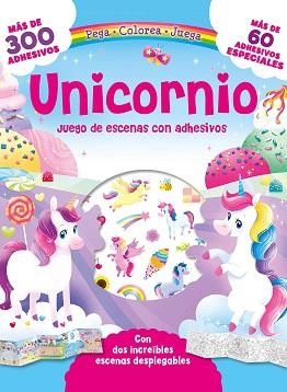 UNICORNIO, JUEGO DE ESCENAS CON ADHESIVOS | 9788491679301 | AA.VV | Llibreria Aqualata | Comprar llibres en català i castellà online | Comprar llibres Igualada