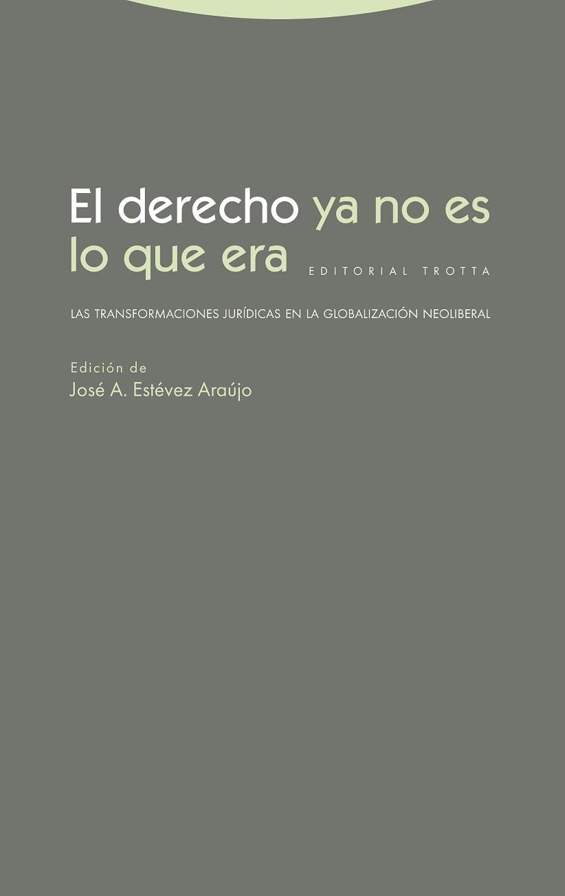 DERECHO YA NO ES LO QUE ERA, EL | 9788498799934 | Llibreria Aqualata | Comprar llibres en català i castellà online | Comprar llibres Igualada