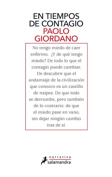 EN TIEMPOS DE CONTAGIO | 9788418107542 | GIORDANO, PAOLO | Llibreria Aqualata | Comprar llibres en català i castellà online | Comprar llibres Igualada