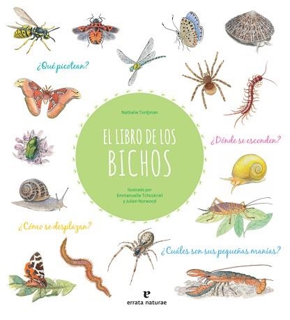 LIBRO DE LOS BICHOS, EL | 9788417800413 | NORWOOD, JULIEN / TCHOUKRIEL, EMMANUELLE / TORDJMAN, NATHALIE | Llibreria Aqualata | Comprar llibres en català i castellà online | Comprar llibres Igualada