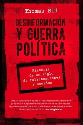 DESINFORMACIÓN Y GUERRA POLÍTICA | 9788491992776 | RID, THOMAS | Llibreria Aqualata | Comprar llibres en català i castellà online | Comprar llibres Igualada