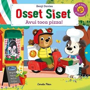 OSSET SISET. AVUI TOCA PIZZA! | 9788418135842 | DAVIES, BENJI | Llibreria Aqualata | Comprar llibres en català i castellà online | Comprar llibres Igualada