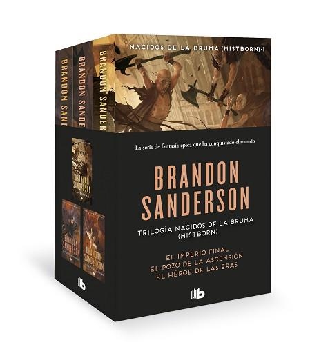 TRILOGÍA NACIDOS DE LA BRUMA (EL IMPERIO FINAL / EL POZO DE LA ASCENSIÓN / EL HÉROE DE LAS ERAS) | 9788413143187 | SANDERSON, BRANDON | Llibreria Aqualata | Comprar llibres en català i castellà online | Comprar llibres Igualada