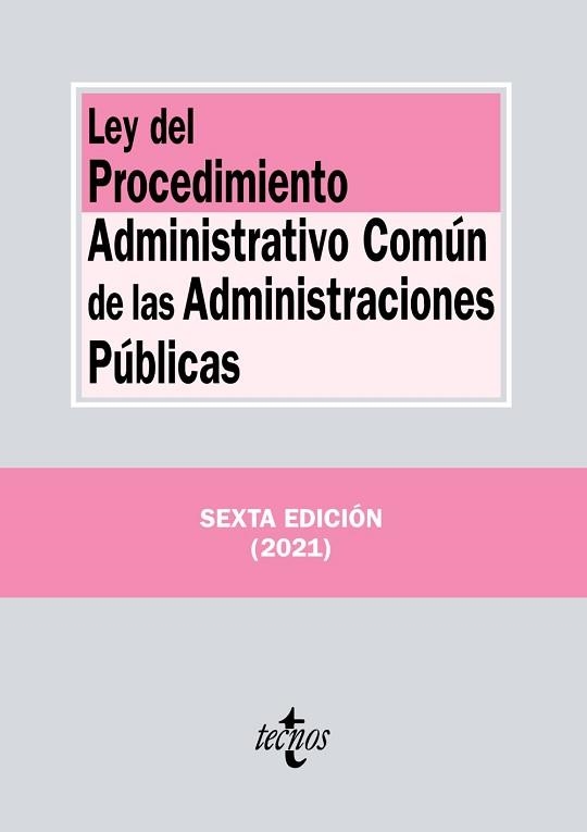 LEY DEL PROCEDIMIENTO ADMINISTRATIVO COMÚN DE LAS ADMINISTRACIONES PÚBLICAS | 9788430982004 | EDITORIAL TECNOS | Llibreria Aqualata | Comprar llibres en català i castellà online | Comprar llibres Igualada