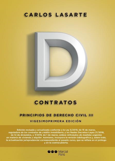 PRINCIPIOS DE DERECHO CIVIL | 9788491236733 | LASARTE ÁLVAREZ, CARLOS | Llibreria Aqualata | Comprar llibres en català i castellà online | Comprar llibres Igualada