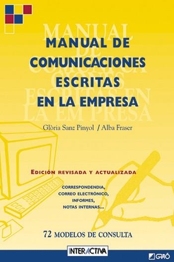 MANUAL DE COMUNICACIONES ESCRITAS EN LA EMPRESA. 71 MODELOS | 9788478271849 | SANZ PINYOL / FRASER, ALBA | Llibreria Aqualata | Comprar llibres en català i castellà online | Comprar llibres Igualada