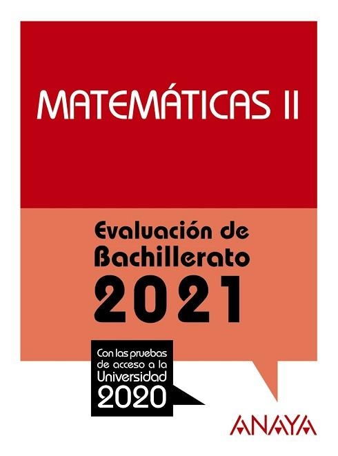 MATEMÁTICAS II. EVALUACIÓN DE BACHILLERATO 2021 | 9788469885321 | BUSTO CABALLERO, ANA ISABEL / DÍAZ ORTEGA, ANA MARÍA | Llibreria Aqualata | Comprar llibres en català i castellà online | Comprar llibres Igualada