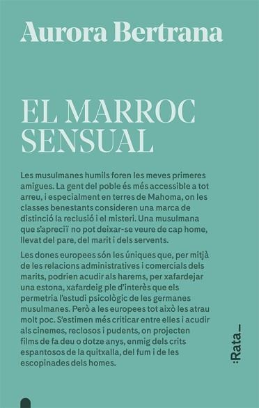 MARROC SENSUAL, EL | 9788416738601 | BERTRANA, AURORA | Llibreria Aqualata | Comprar llibres en català i castellà online | Comprar llibres Igualada