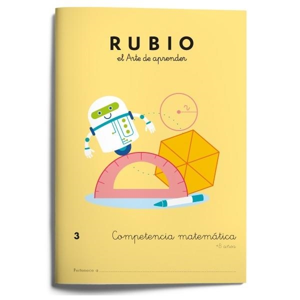 COMPETENCIA MATEMÁTICA RUBIO 3 | 9788416744121 | VARIOS AUTORES | Llibreria Aqualata | Comprar llibres en català i castellà online | Comprar llibres Igualada