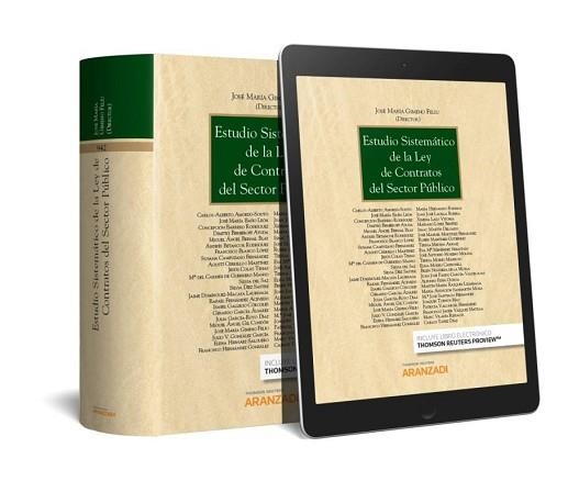 ESTUDIO SISTEMÁTICO DE LA LEY DE CONTRATOS DEL SECTOR PÚBLICO (PAPEL + E-BOOK) | 9788491776277 | GIMENO FELIU, JOSE MARÍA | Llibreria Aqualata | Comprar llibres en català i castellà online | Comprar llibres Igualada