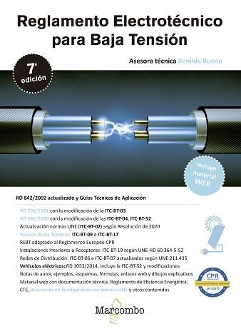 REGLAMENTO ELECTROTÉCNICO PARA BAJA TENSIÓN 7.ª EDICIÓN | 9788426733719 | BUENO, BENILDE | Llibreria Aqualata | Comprar llibres en català i castellà online | Comprar llibres Igualada