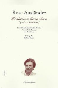 MI ALIENTO SE LLAMA AHORA (Y OTROS POEMAS) | 9788495142764 | AÚSLANDER, ROSE | Llibreria Aqualata | Comprar llibres en català i castellà online | Comprar llibres Igualada