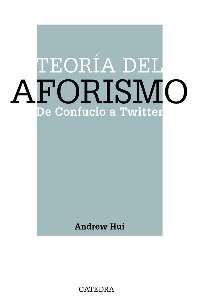 TEORÍA DEL AFORISMO | 9788437643380 | HUI, ANDREW | Llibreria Aqualata | Comprar llibres en català i castellà online | Comprar llibres Igualada