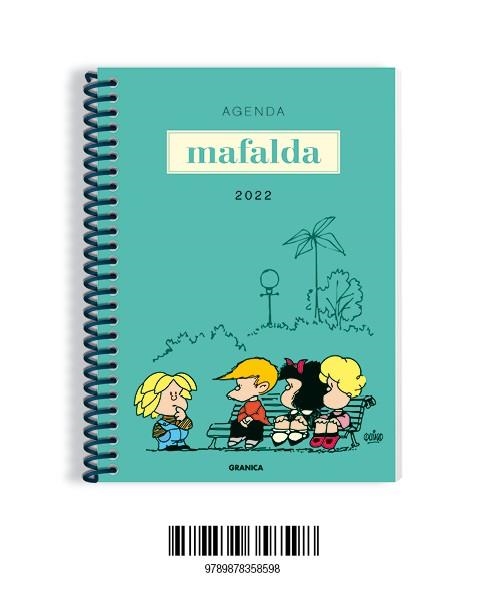 2022 AGENDA MAFALDA ANILLADA MÓDULOS AZUL | 9789878358598 | QUINO | Llibreria Aqualata | Comprar llibres en català i castellà online | Comprar llibres Igualada