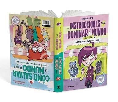 INSTRUCCIONES PARA DOMINAR EL MUNDO (MÁS O MENOS) / CÓMO SALVAR EL MUNDO (SIN QUER | 9788427223837 | ORO, BEGOÑA | Llibreria Aqualata | Comprar llibres en català i castellà online | Comprar llibres Igualada