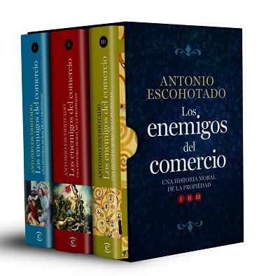 ENEMIGOS DEL COMERCIO, LOS. PACK TRILOGIA | 9788467057621 | ESCOHOTADO, ANTONIO | Llibreria Aqualata | Comprar llibres en català i castellà online | Comprar llibres Igualada